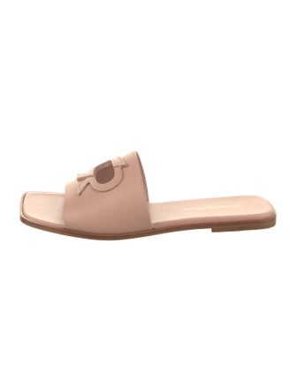 Gianvito Rossi Leather Slides