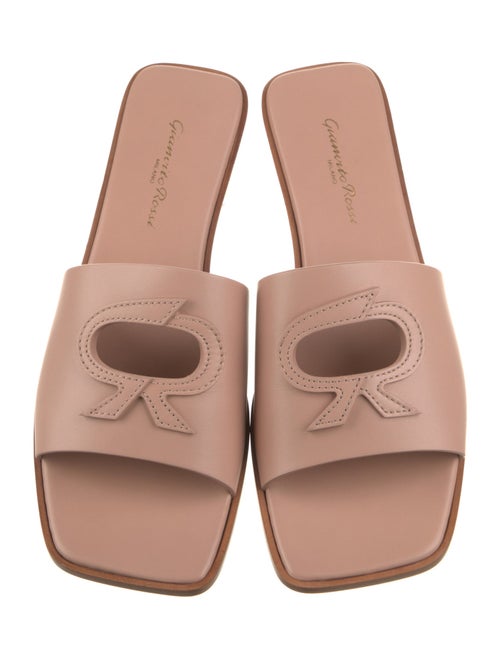Gianvito Rossi Leather Slides