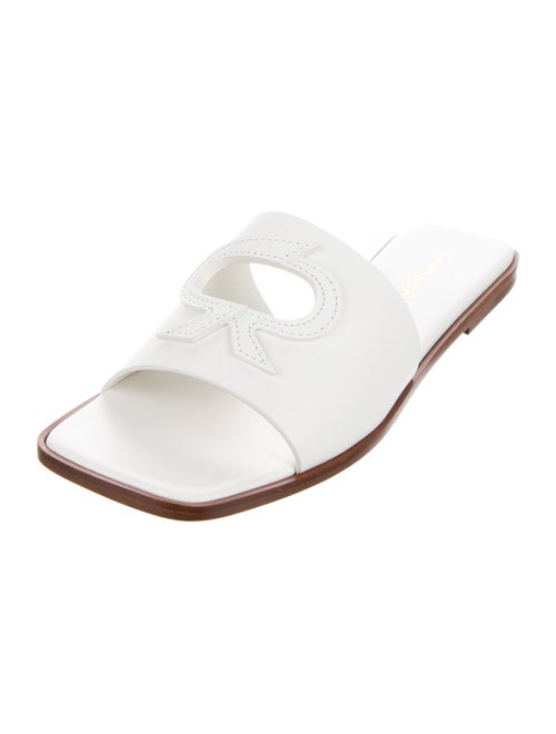 Gianvito Rossi Leather Slides