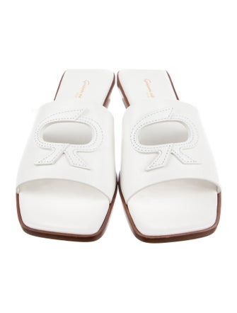 Gianvito Rossi Leather Slides