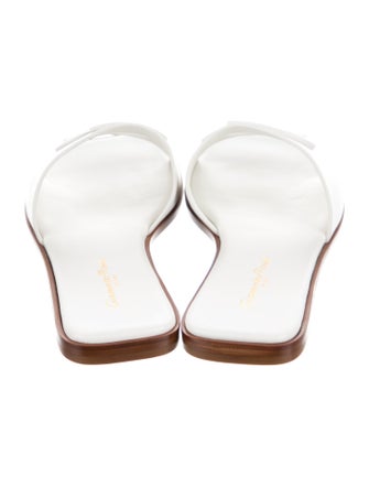 Gianvito Rossi Leather Slides
