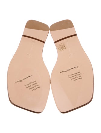 Gianvito Rossi Leather Slides