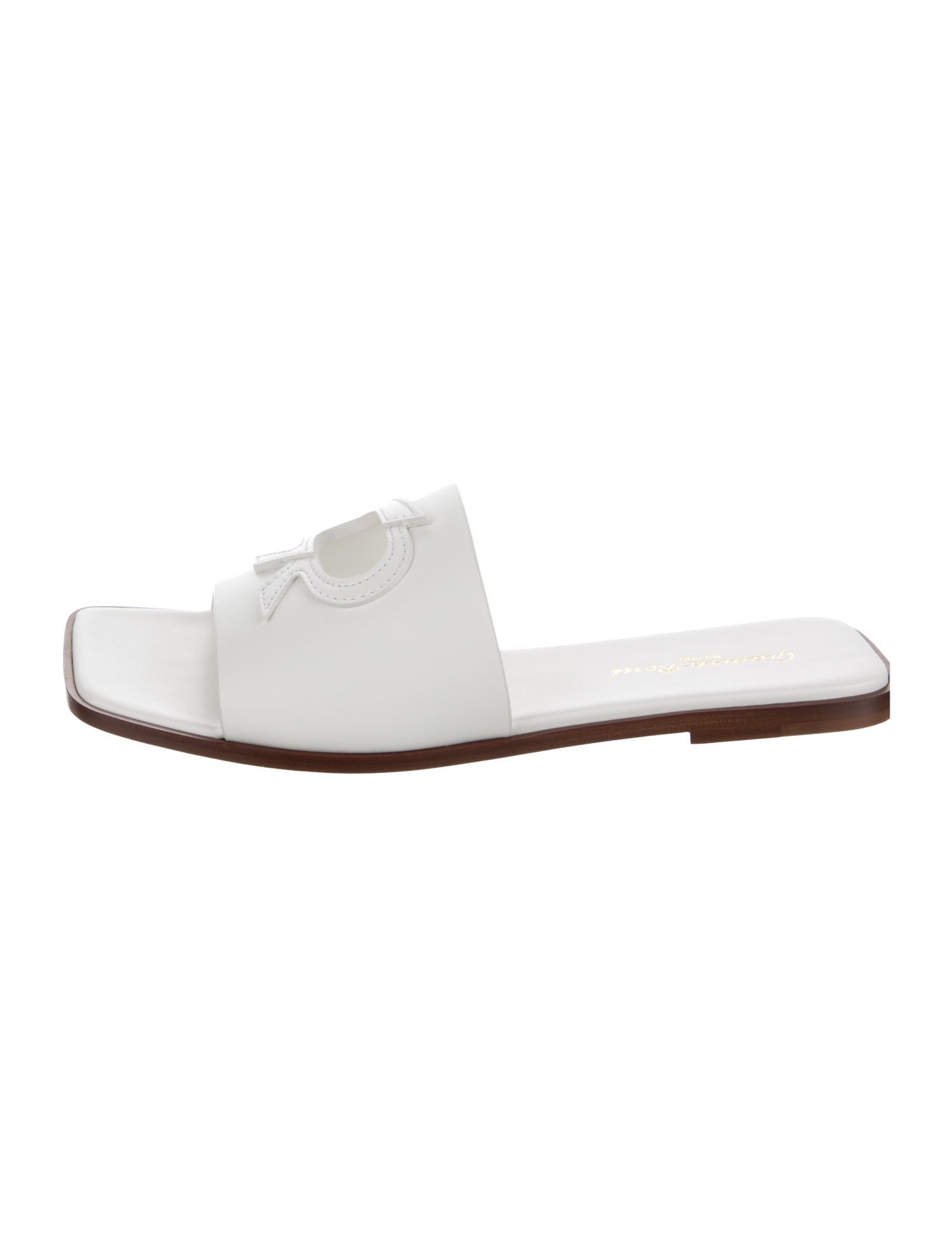 Gianvito Rossi Leather Slides