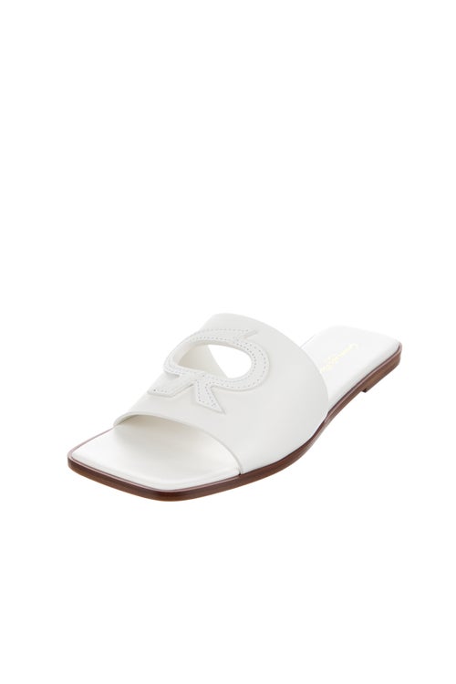 Gianvito Rossi Leather Slides
