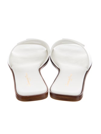 Gianvito Rossi Leather Slides