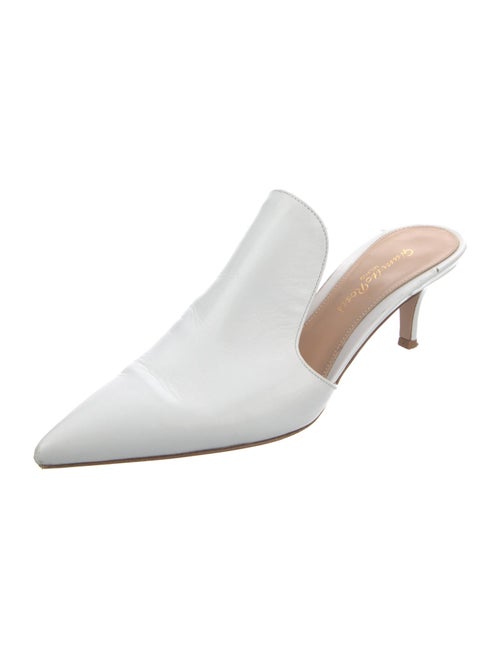 Gianvito Rossi Leather Mules