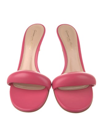 Gianvito Rossi Leather Slides