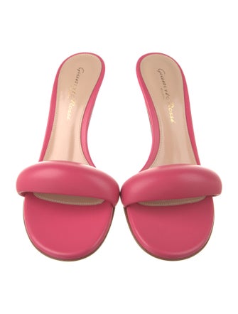 Gianvito Rossi Leather Slides