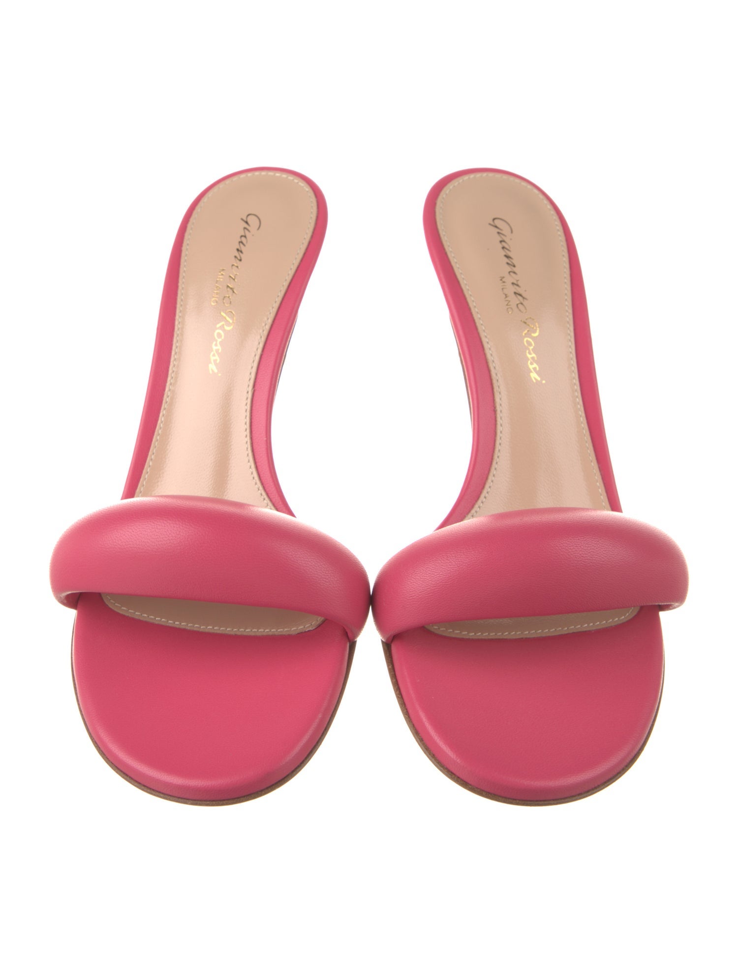 Gianvito Rossi Leather Slides