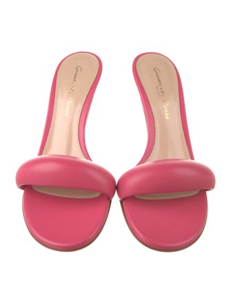 Gianvito Rossi Leather Slides