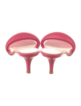 Gianvito Rossi Leather Slides