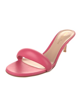 Gianvito Rossi Leather Slides