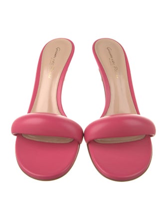 Gianvito Rossi Leather Slides