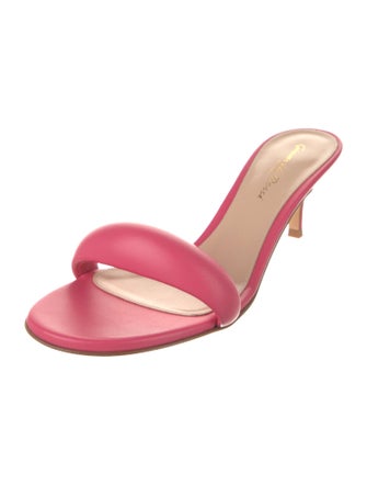 Gianvito Rossi Leather Slides