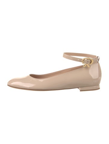 Gianvito Rossi Flats Patent Leather Ballet 11.5