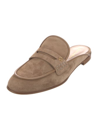 Gianvito Rossi Suede Mules