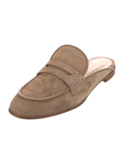 Gianvito Rossi Suede Mules