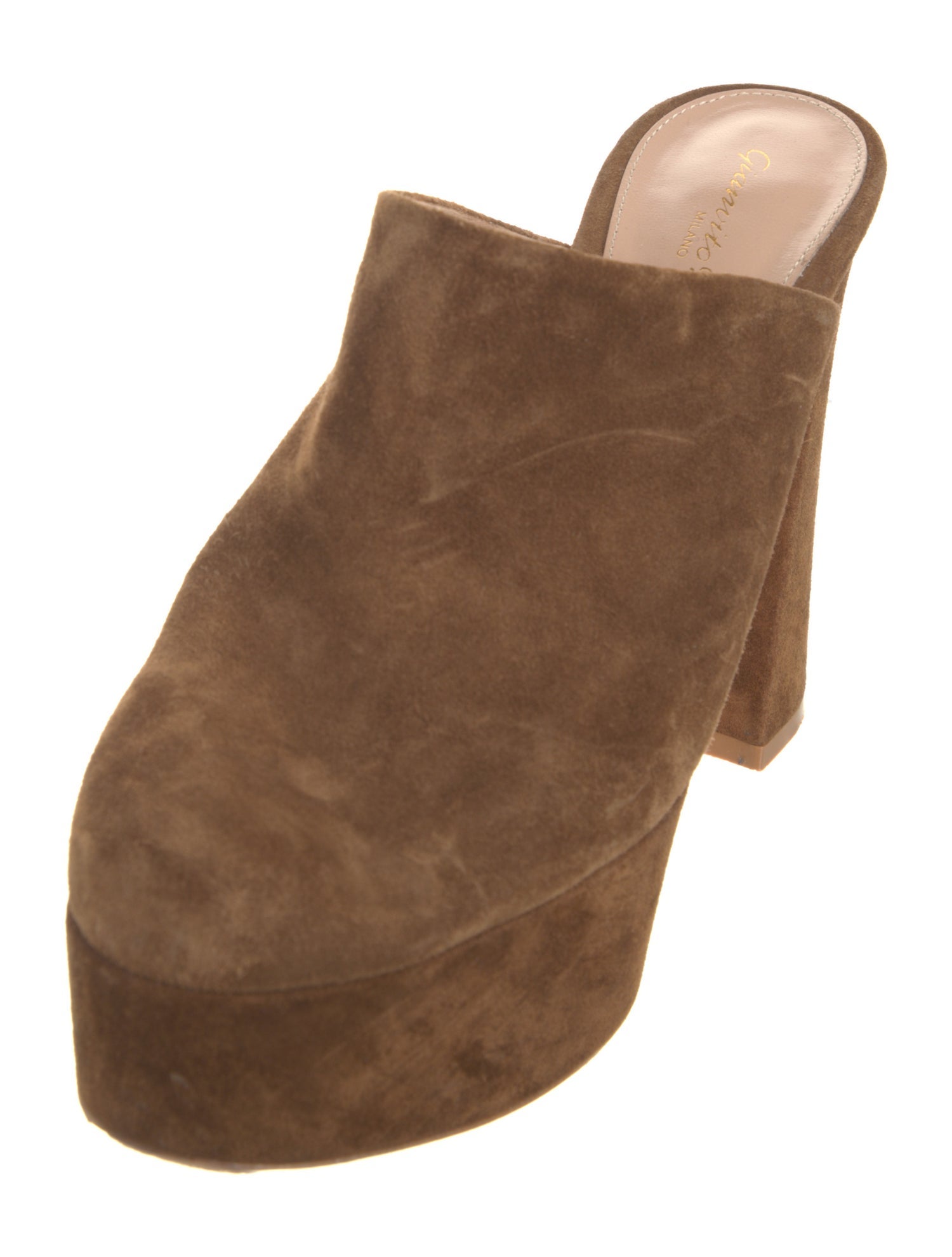 Gianvito Rossi Suede Mules