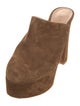 Gianvito Rossi Suede Mules