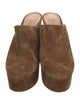 Gianvito Rossi Suede Mules