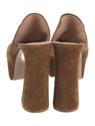 Gianvito Rossi Suede Mules
