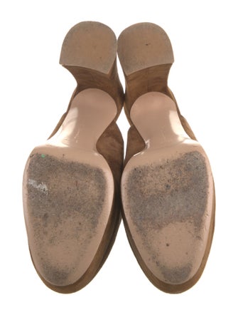 Gianvito Rossi Suede Mules