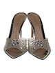 Gianvito Rossi PVC Crystal Embellishments Slides
