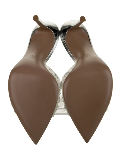 Gianvito Rossi PVC Crystal Embellishments Slides