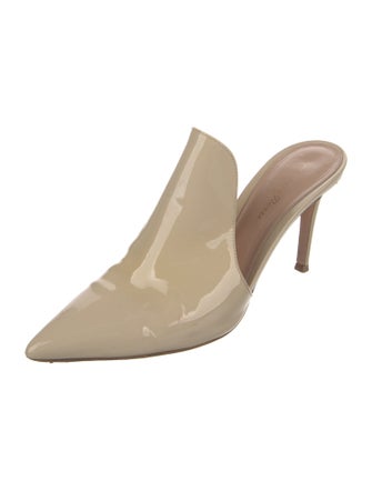 Gianvito Rossi Patent Leather Mules