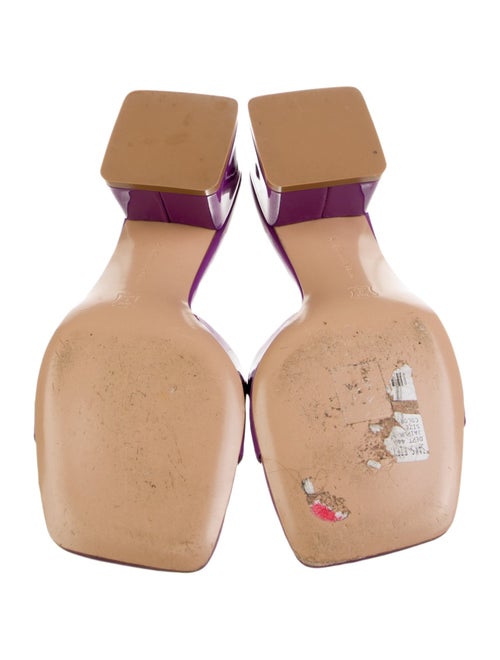 Gianvito Rossi Satin Crystal Embellishments Slides