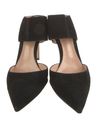 Gianvito Rossi Suede Mules