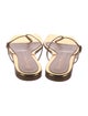 Gianvito Rossi Patent Leather Flip Flops