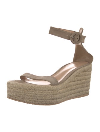 Gianvito Rossi Suede Espadrilles