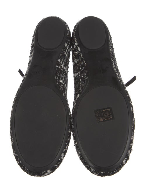 Gianvito Rossi Tweed Tweed Pattern Mary Jane Flats