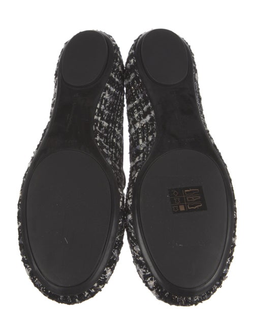 Gianvito Rossi Tweed Tweed Pattern Mary Jane Flats