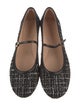Gianvito Rossi Tweed Tweed Pattern Mary Jane Flats