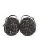 Gianvito Rossi Tweed Tweed Pattern Mary Jane Flats
