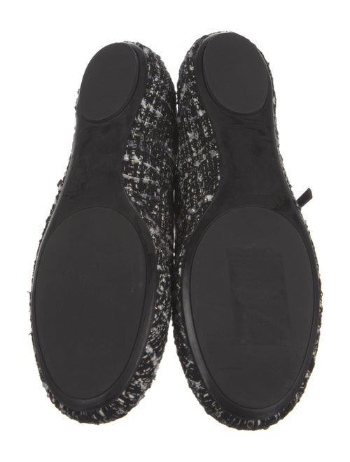 Gianvito Rossi Tweed Tweed Pattern Mary Jane Flats