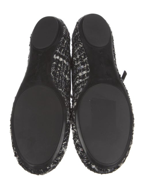 Gianvito Rossi Tweed Tweed Pattern Mary Jane Flats