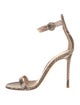 Gianvito Rossi Snakeskin Animal Print Sandals