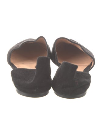 Gianvito Rossi Suede D'Orsay Flats