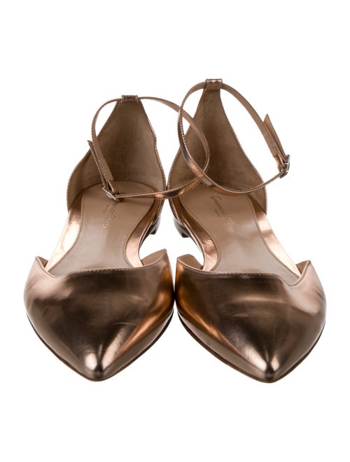 Gianvito Rossi Patent Leather D'Orsay Flats