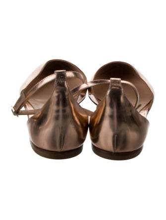 Gianvito Rossi Patent Leather D'Orsay Flats