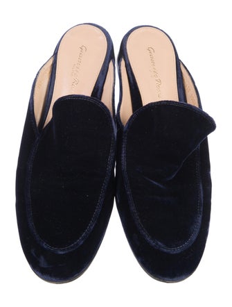 Gianvito Rossi Velvet Mules