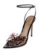 Gianvito Rossi PVC Animal Print Sandals