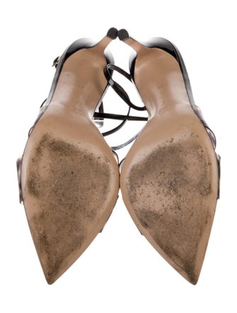 Gianvito Rossi PVC Animal Print Sandals