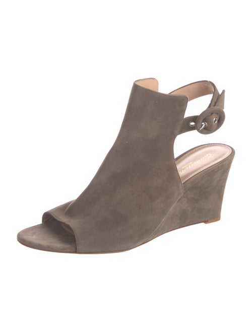 Gianvito Rossi Suede Slingback Sandals