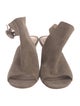Gianvito Rossi Suede Slingback Sandals