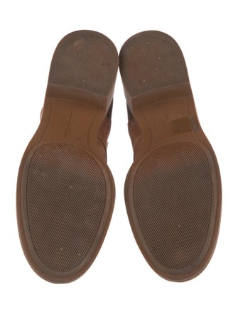 Gianvito Rossi Suede Combat Boots