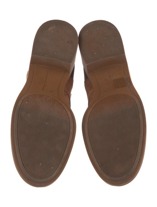 Gianvito Rossi Suede Combat Boots